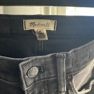 Madewell Charcoal Denim Pants